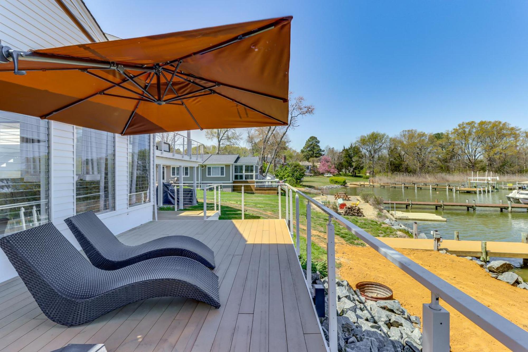 Apartment Waterfront Colonial With Boat Dock!