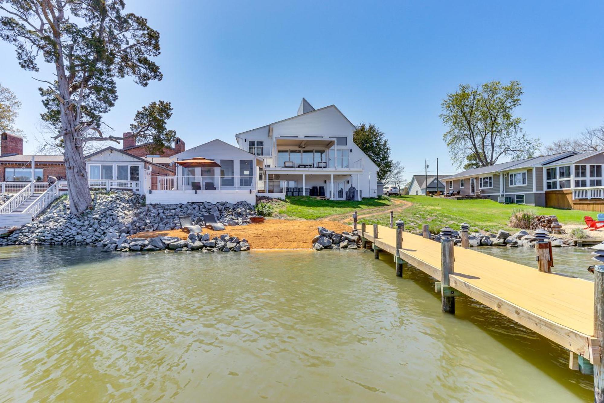 Waterfront Colonial With Boat Dock!